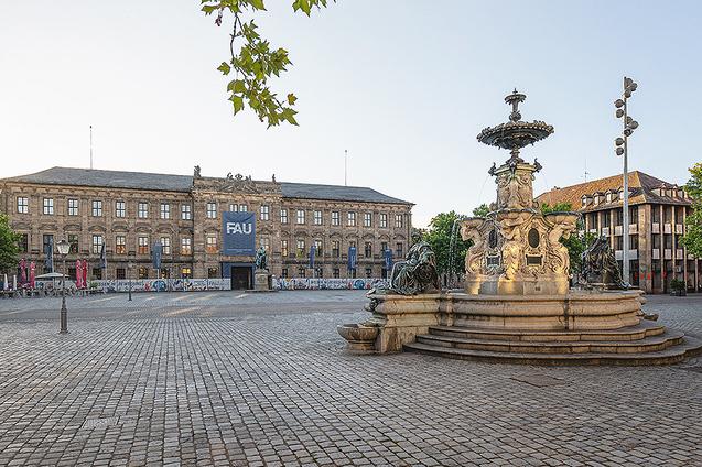 Brunnen im Erlanger Schlossgarten