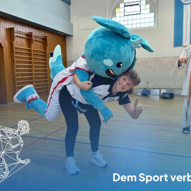 Das Turnerla probiert sich beim Judo - und verliert. Das Turnerla probiert sich beim Judo - und verliert.