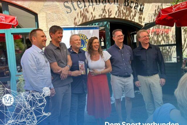 Spendenübergabe Lions Club an die Vereinsverantwortlichen