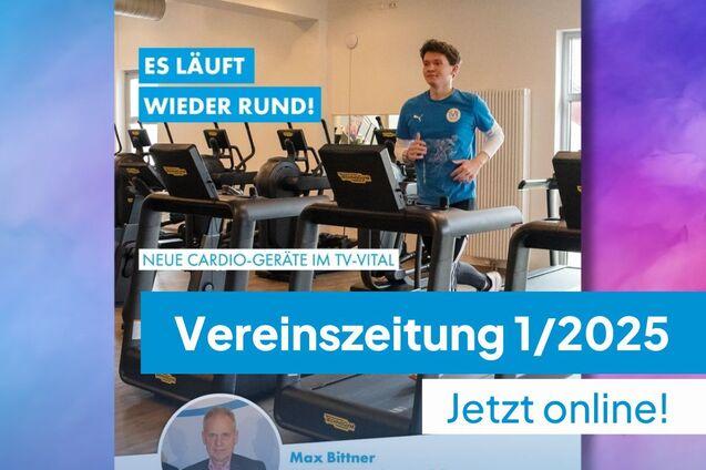 Bild des Covers der ersten Ausgabe der Vereinszeitung 2025.