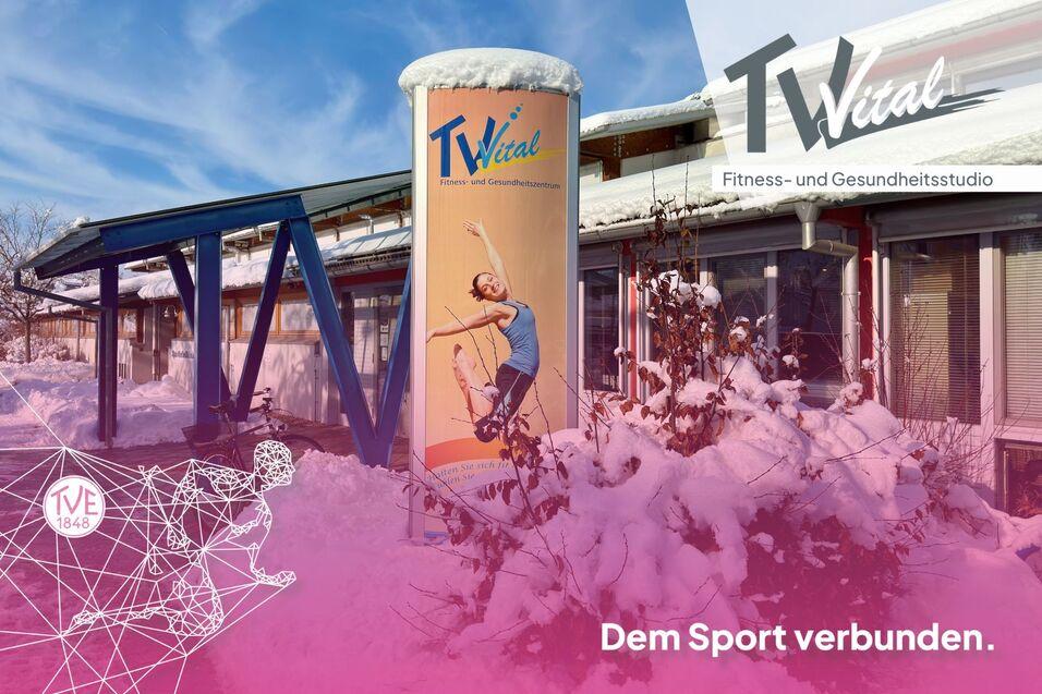 TV-Vital Geb&auml;ude in den Schneemassen