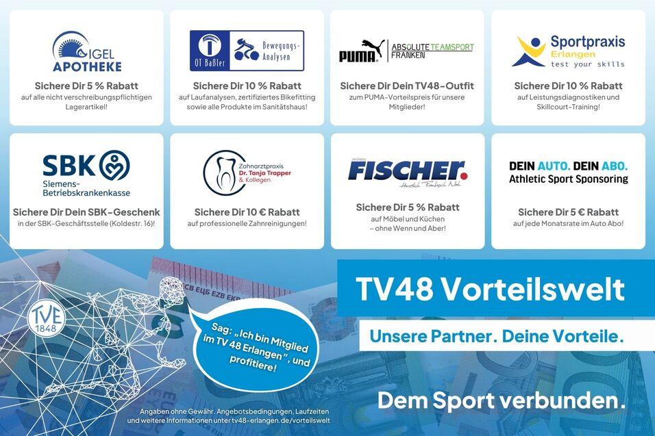 Die teilnehmenden Partner der TV48 Vorteilswelt