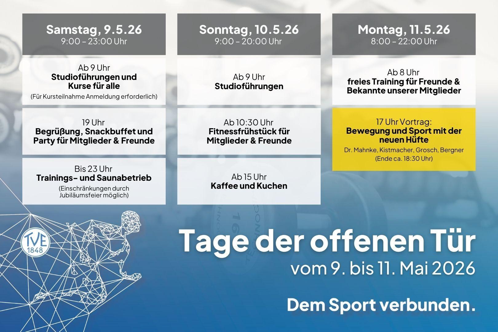 Tage der offenen T&uuml;r TV-Vital Programm
